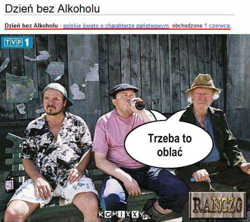 Dzień bez Alkoholu – Trzeba to oblać 