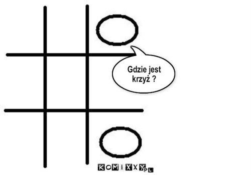 Kółko i krzyżyk – Gdzie jest krzyż ? 