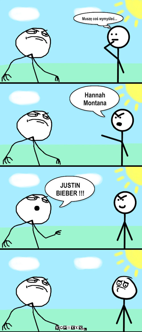 Kłótnia – Muszę coś wymyśleć... Hannah Montana JUSTIN BIEBER !!! 