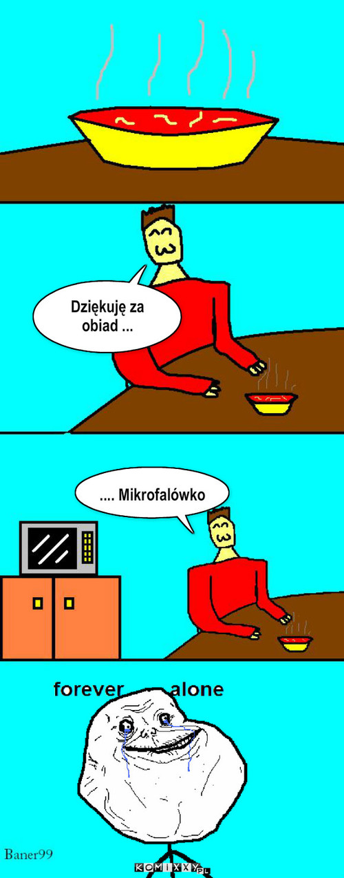 Obiad – Dziękuję za obiad ... .... Mikrofalówko 