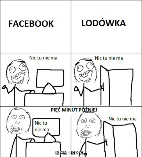 Różnica między lodówką, a FB –  