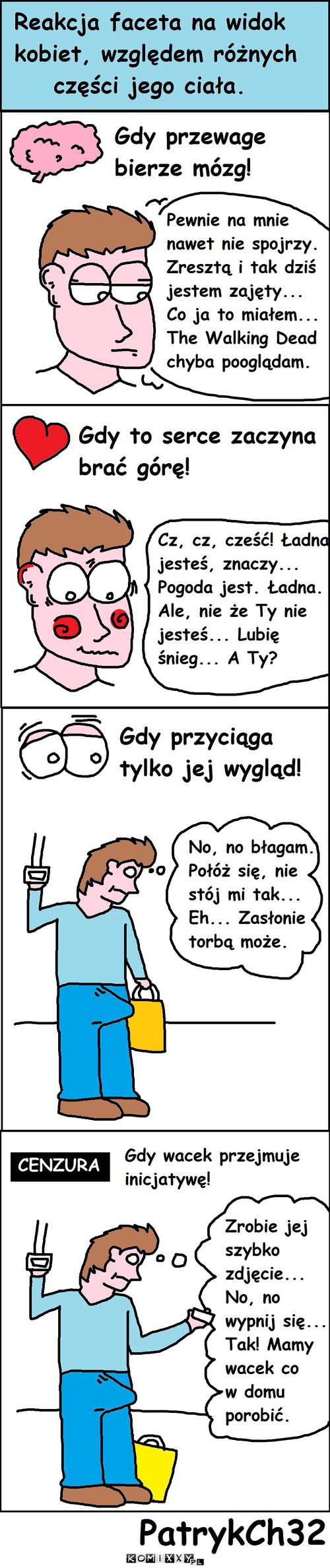 Jak zachowuje się facet... –  