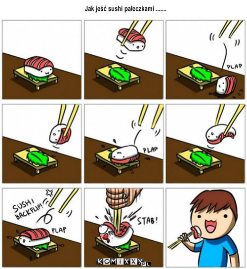 Jak jeść sushi