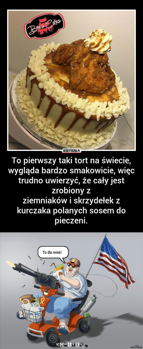 Tort z ziemniaków i skrzydełek – To dla mnie! 