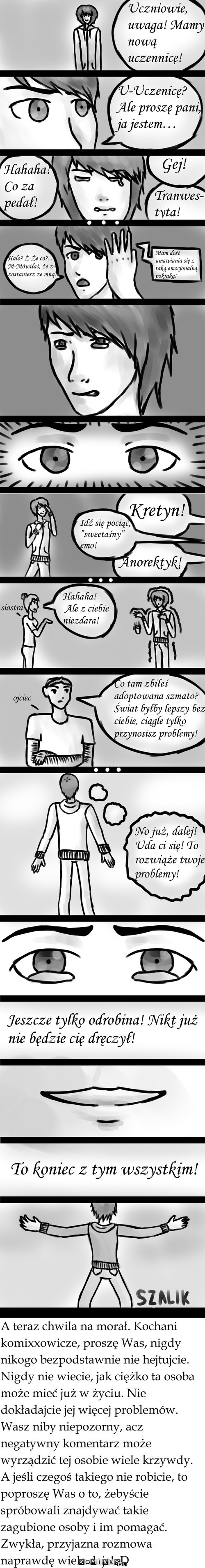 To nie będzie śmieszny komixx ;\\ –  