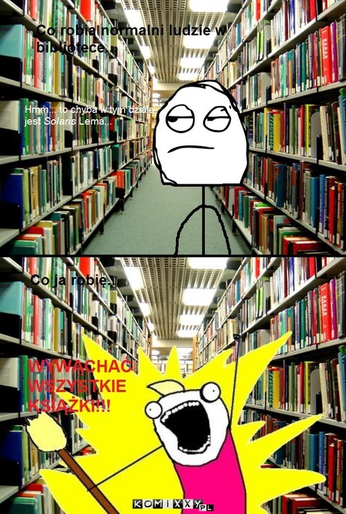 W bibliotece –  