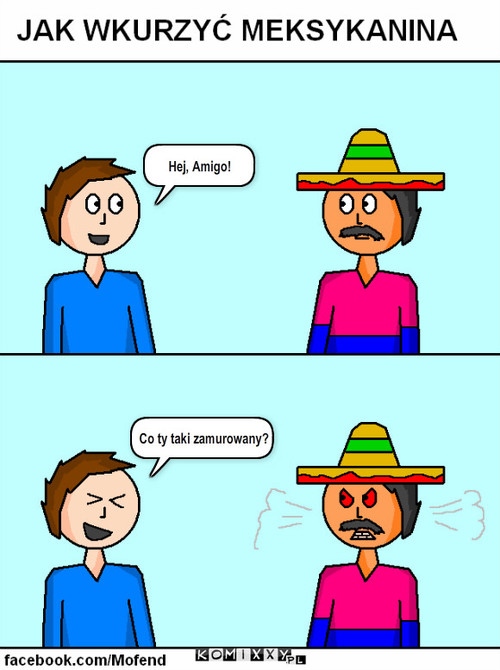 Jak wkurzyć Meksykanina – Hej, Amigo! Co ty taki zamurowany? 
