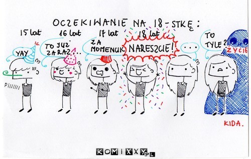 Oczekiwanie na 18-stkę –  