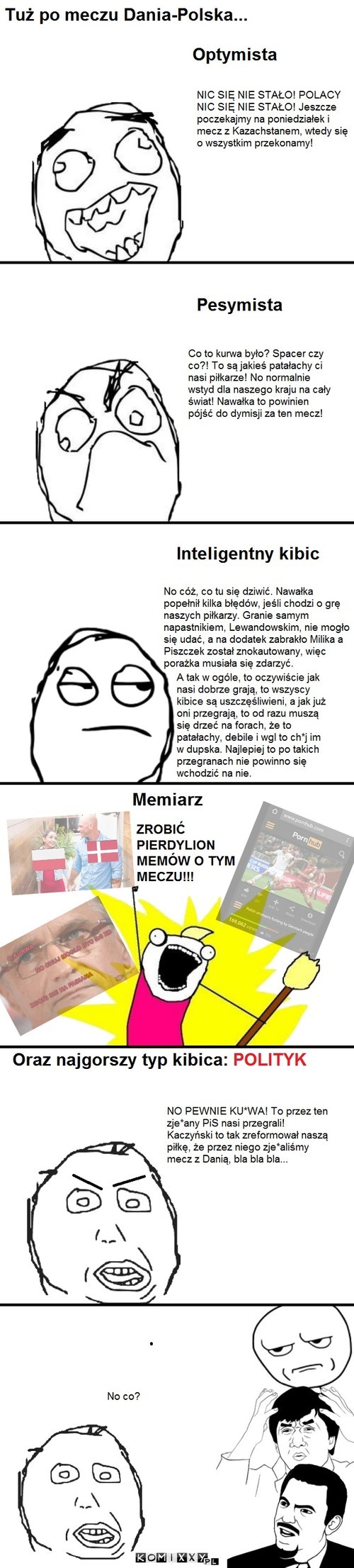 Rodzaje kibiców –  