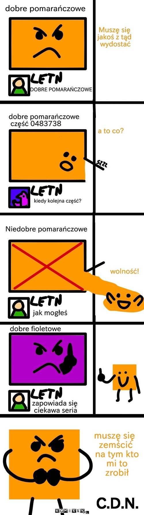 Ucieczka pomarańczowego #1 –  