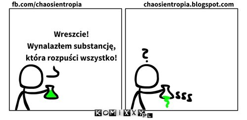 Substancja, która rozpuści wszystko –  