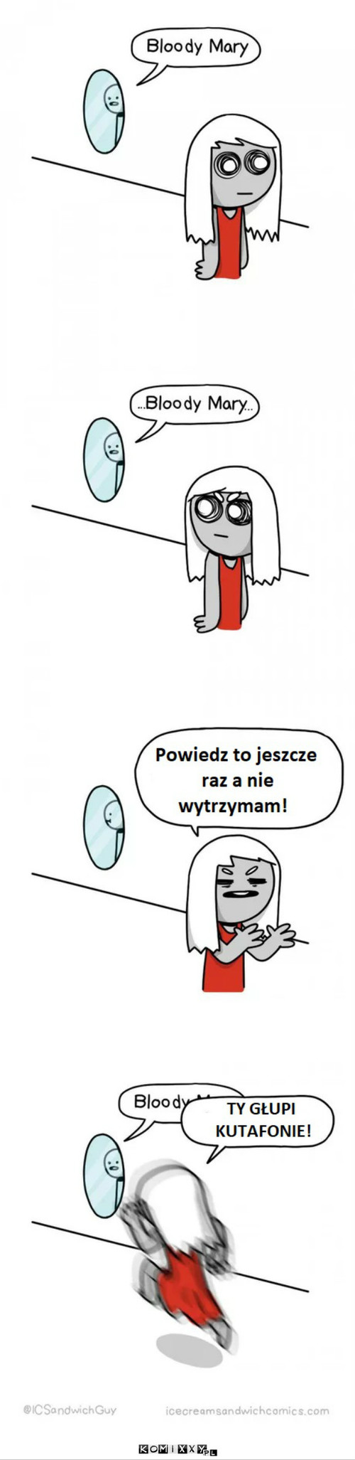 Nie wytrzymała –  