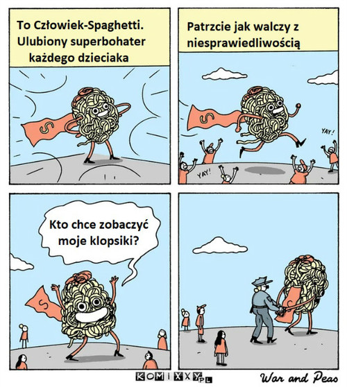 Człowiek- spaghetti –  