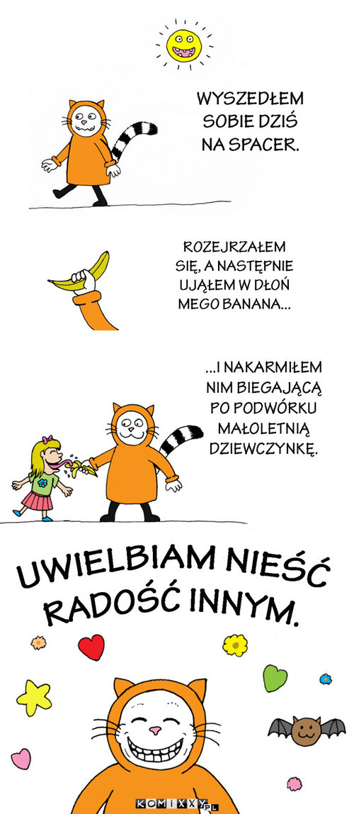 Koci Kapturek niesie radość –  