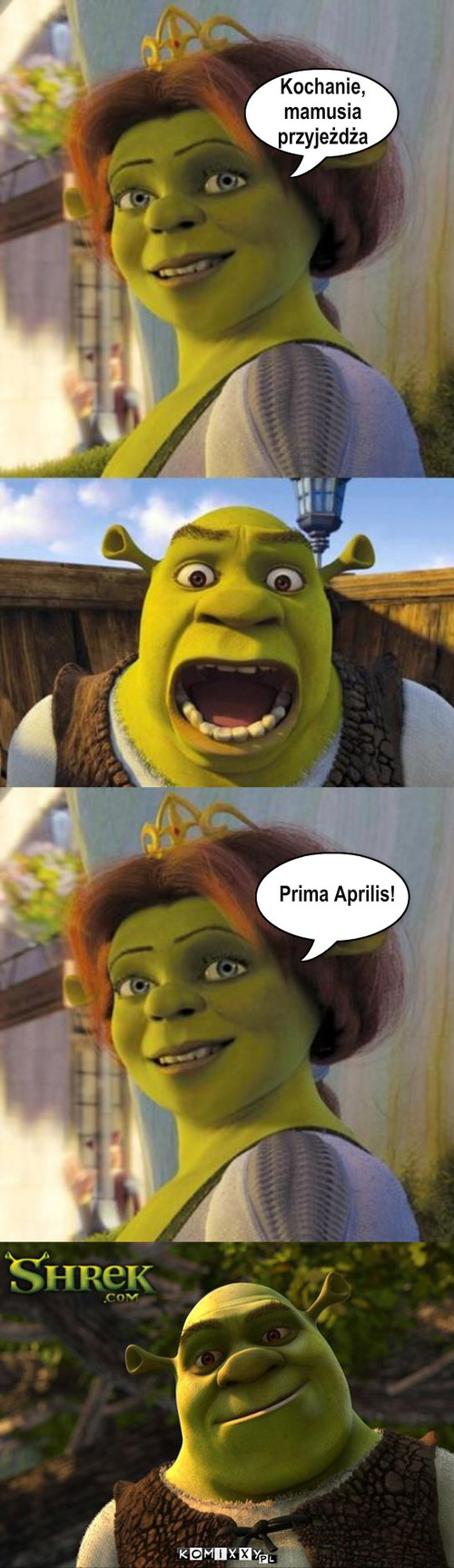 Prima Aprilis – Kochanie,
mamusia
przyjeżdża Prima Aprilis! 