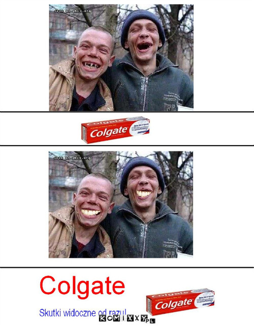 Colgate - skutki –  