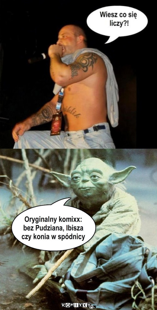 Mistrz Yoda – Oryginalny komixx: 
bez Pudziana, Ibisza 
czy konia w spódnicy 