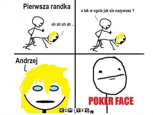 Pierwsza randka – Pierwsza randka oh ah oh ah .. a tak w ogole jak sie nazywasz ? Andrzej 