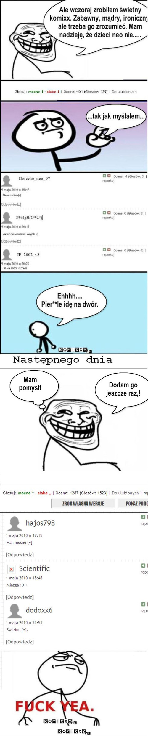 Mam 
pomysł! Dodam go 
jeszcze raz,! – Mam 
pomysł! Dodam go 
jeszcze raz,! 