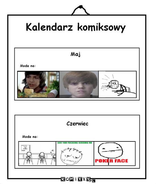 Kalendarz komiksowy –  