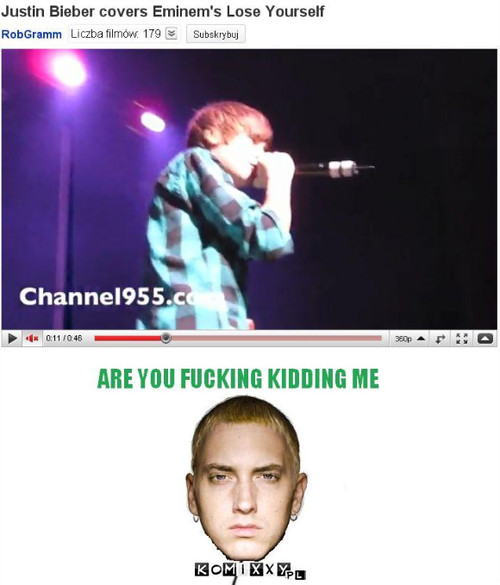 Bieber VS Eminem –  