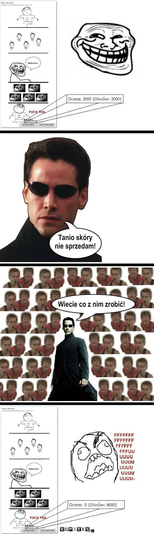 Tak to się dzieje. – Tanio skóry 
nie sprzedam! Wiecie co z nim zrobić! 