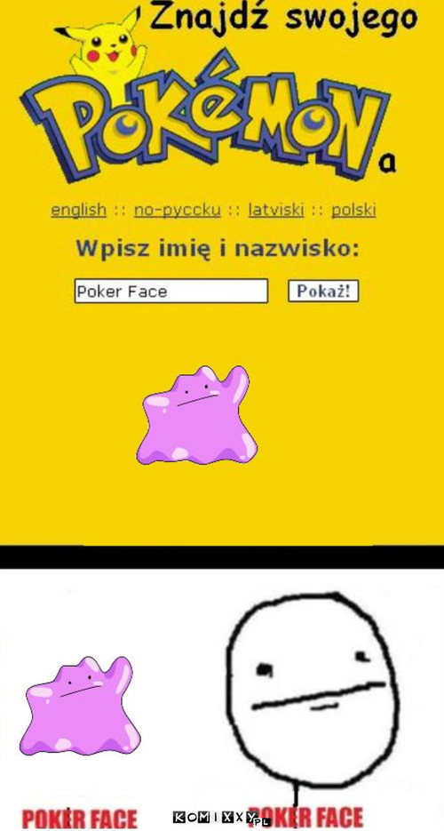 Pokemon - Poker Face –  