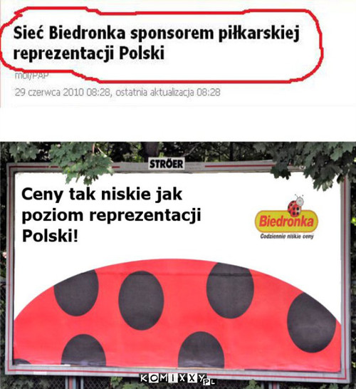 Biedronka sponsorem reprezentacji –  