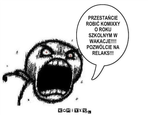 Komiksy o szkole w szkole!!! – PRZESTAŃCIE ROBIĆ KOMIXXY O ROKU SZKOLNYM W WAKACJE!!!! POZWÓLCIE NA RELAKS!!! 