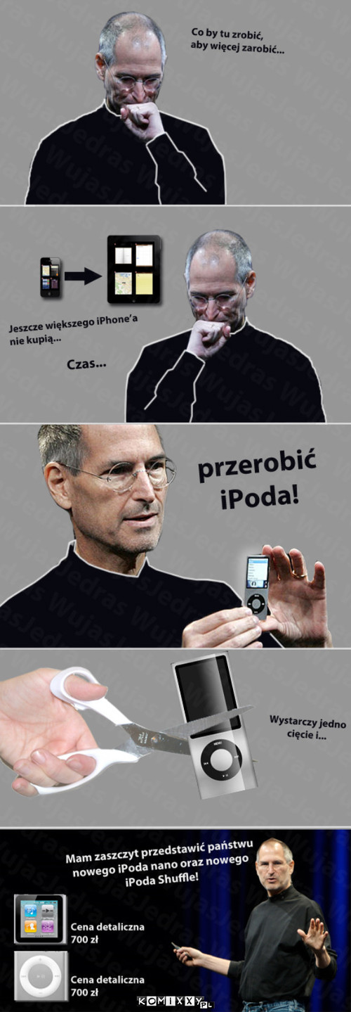 Steve Jobs rz?dza pieni?dza. –  