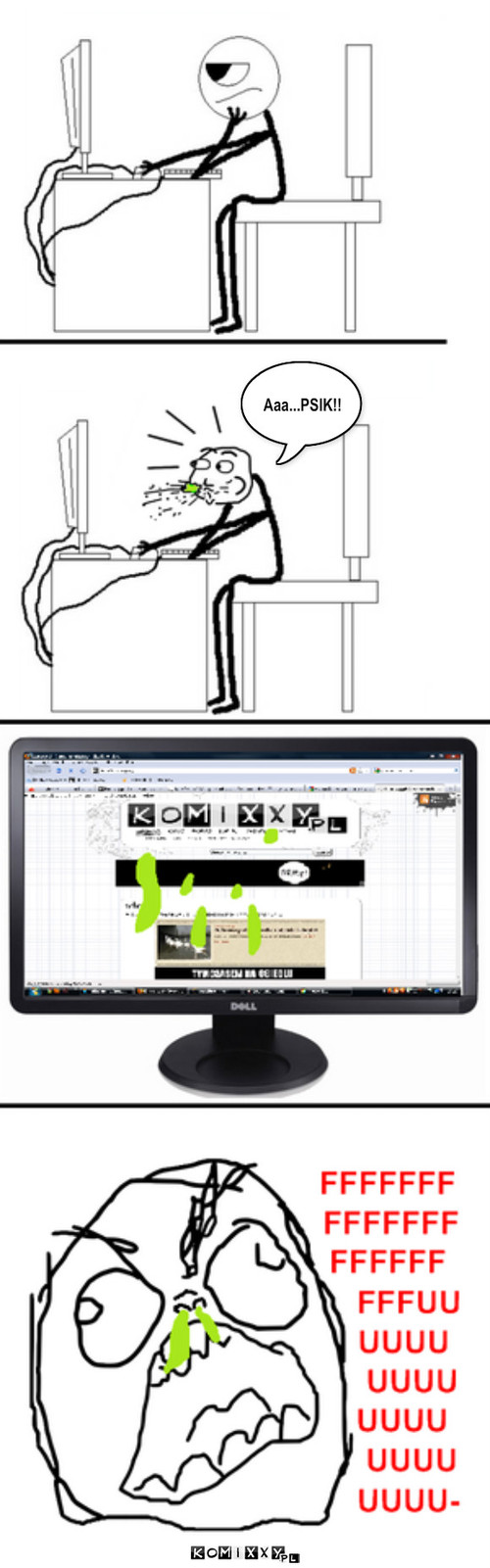 Kichanie przed kompem – Aaa...PSIK!! 