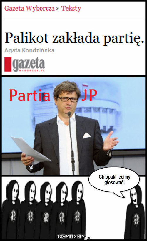 partia jp – Chłopaki lecimy głosować! 