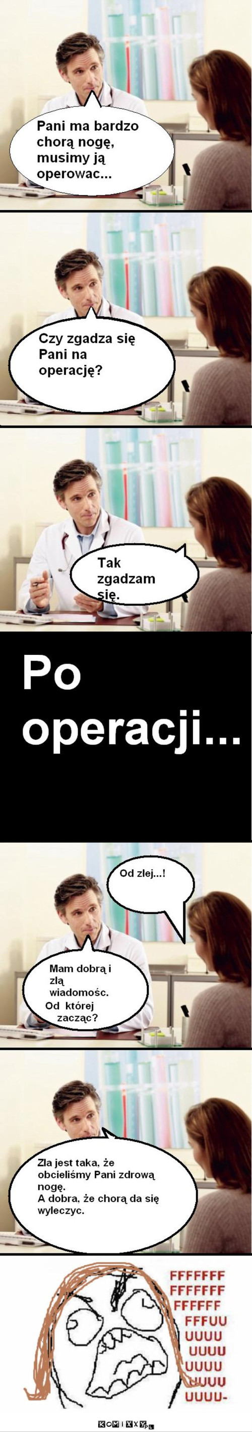 Operacja nogi... –  