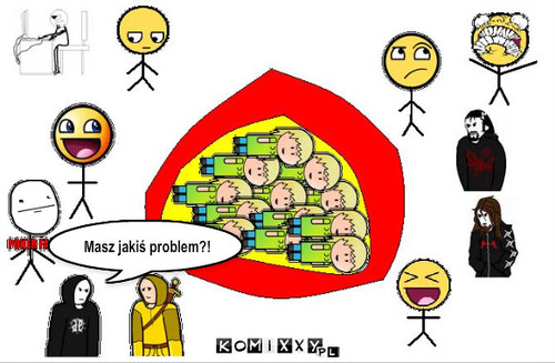 Ognisko komixxowe... – Masz jakiś problem?! 