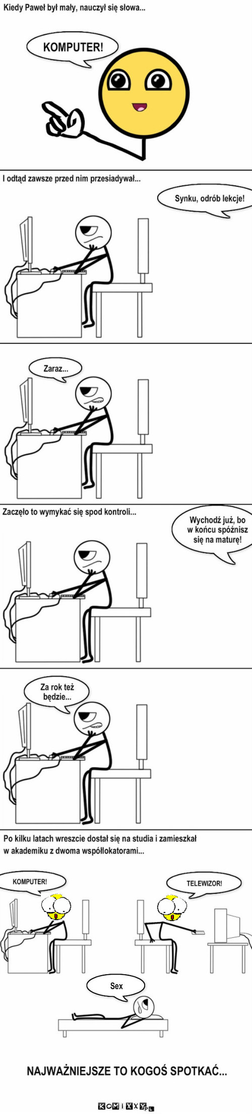 Paweł nauczył się słowa – Sex 