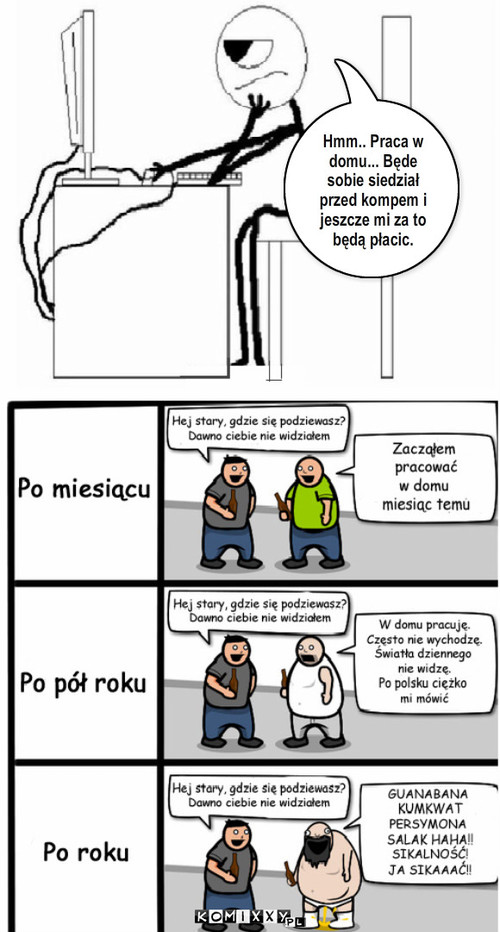 Praca w domu – Hmm.. Praca w domu... Będe sobie siedział przed kompem i jeszcze mi za to będą płacic. 