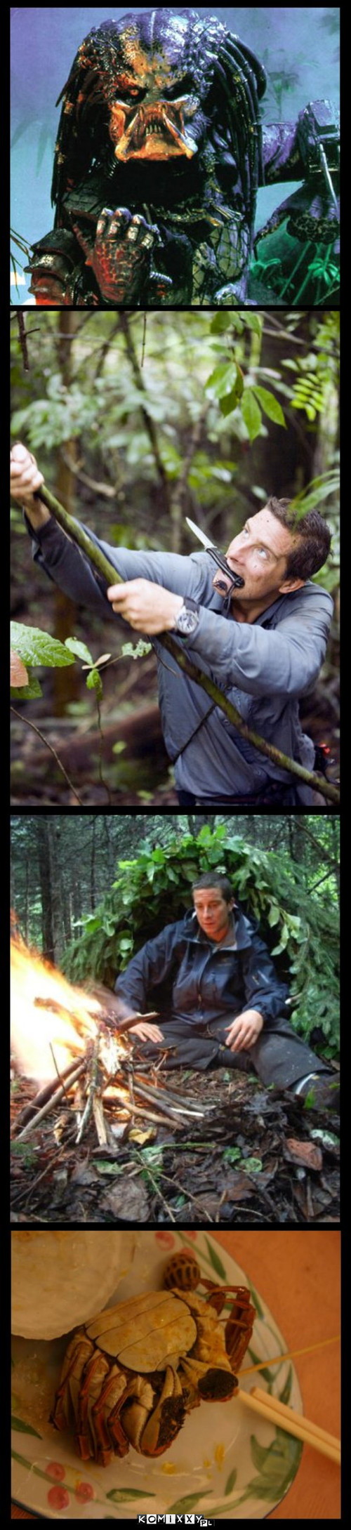 Bear Grylls vs Predator –  