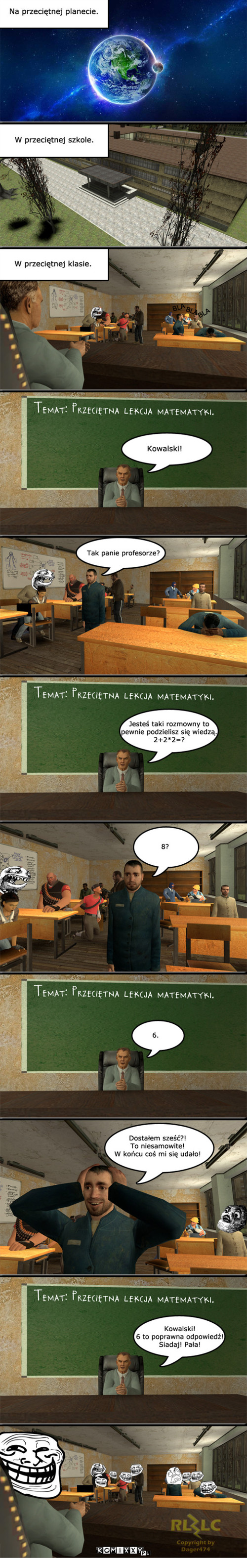 Lekcja matematyki –  