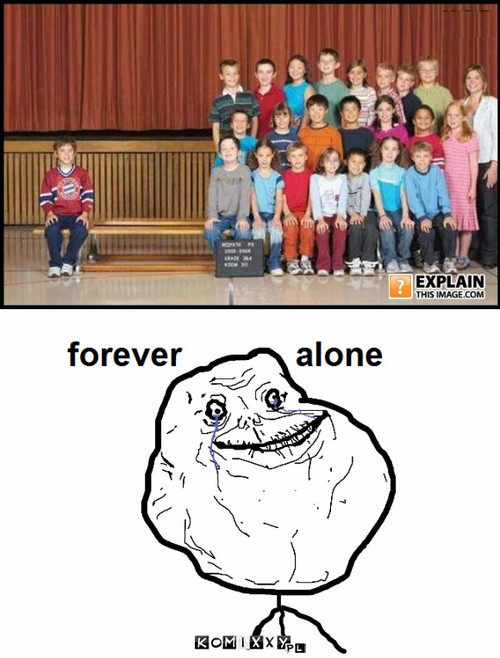 FOREVER ALONE w szkole –  