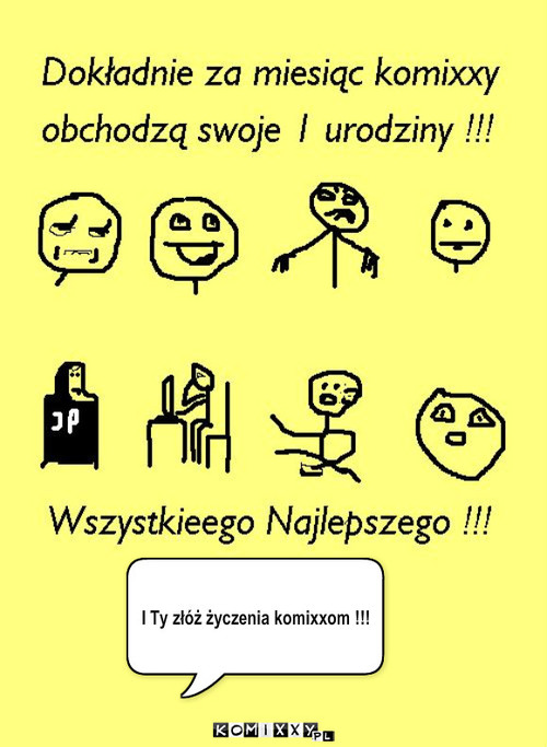 Urodziny !! – I Ty złóż życzenia komixxom !!! 