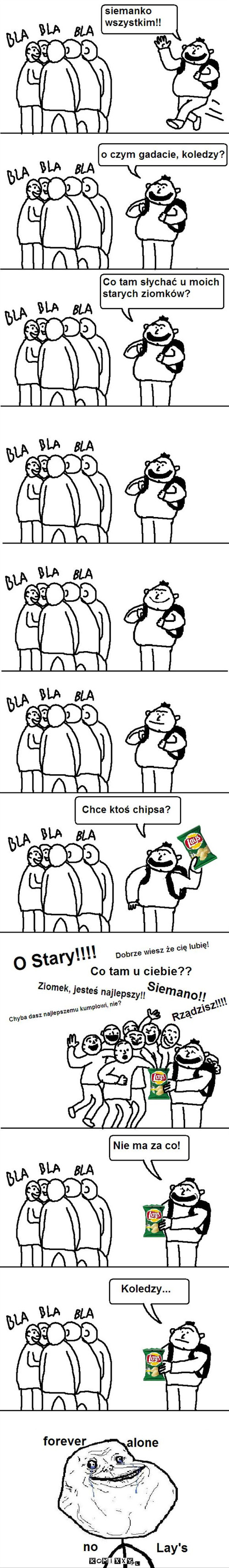 Forever Alone No Lay's –  