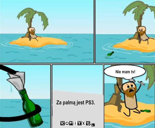 Ps3 – Za palmą jest PS3. Nie mam tv! 