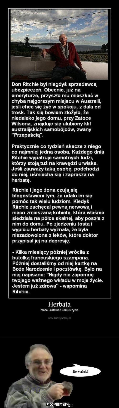 Herbata ratująca zycie – No właśnie! 