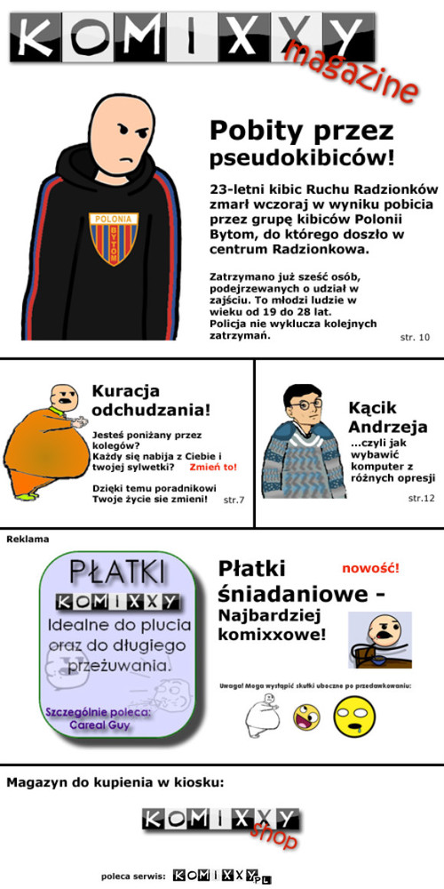 Magazyn komixxów –  