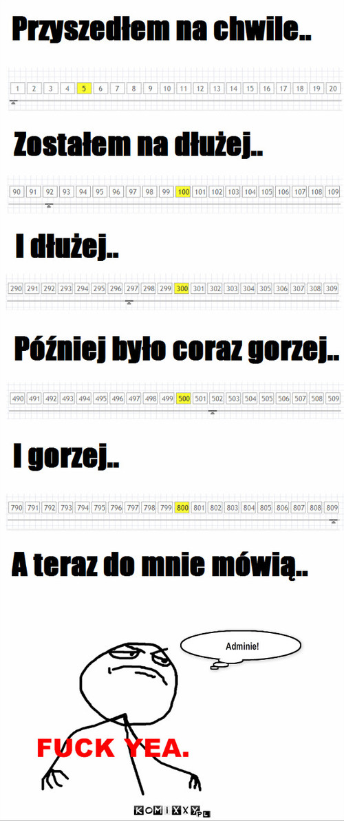 Przyszedłem na chwilę a? – Adminie! 