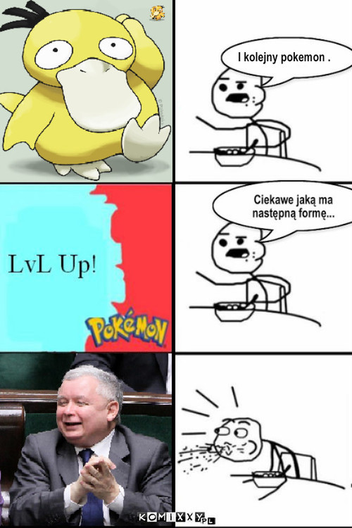 Ewolucja Kaczyńskiego – I kolejny pokemon . 