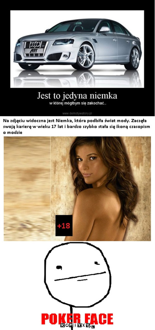 Niemiecka modelka –  