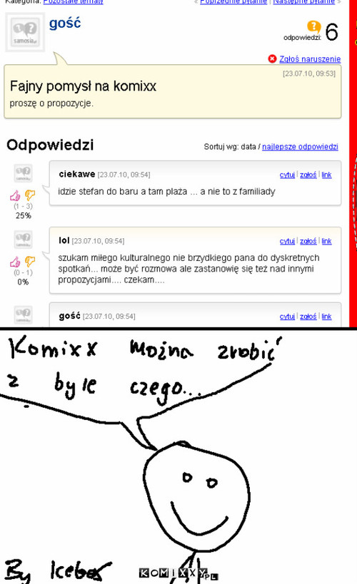 Komixx z niczego –  