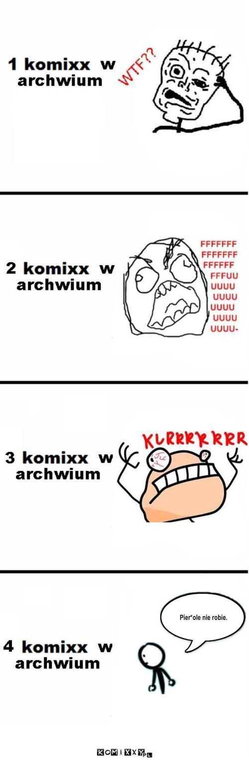 Komixxy w archiwum – Pier*ole nie robie. 