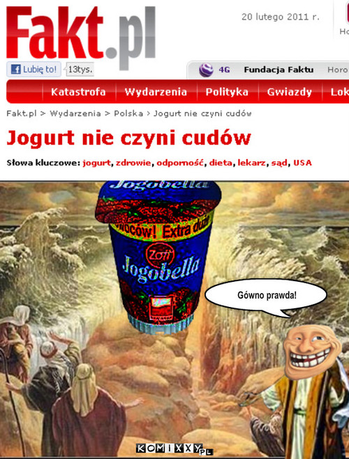 Jogurt nie czyni cudów? – Gówno prawda! 